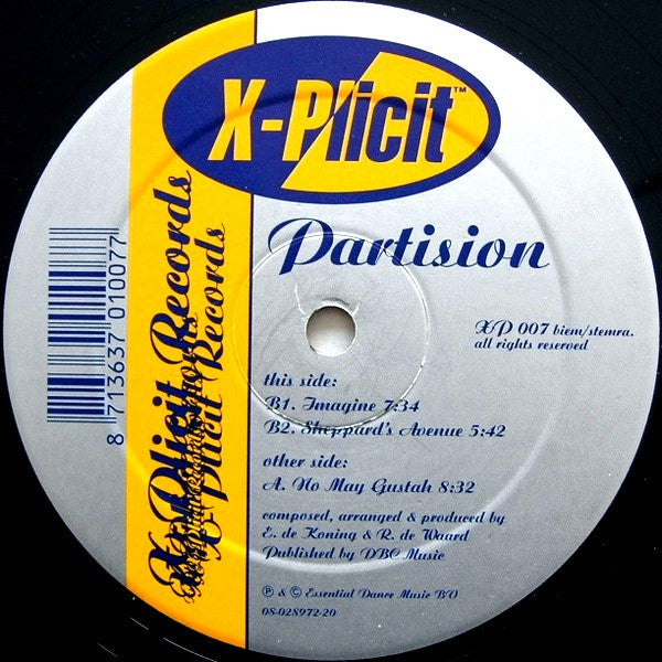 Partision : No May Gustah (12")