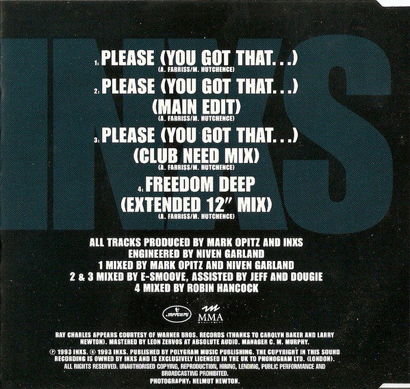 INXS : Please (You Got That...) (CD, Single)