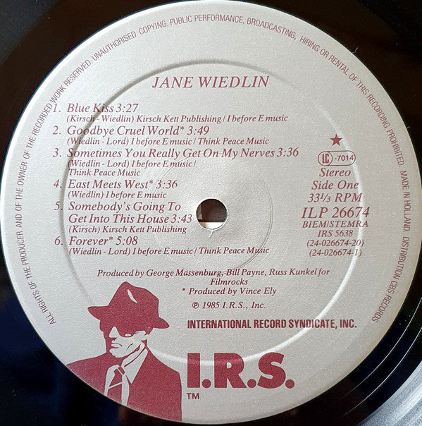 Jane Wiedlin : Jane Wiedlin (LP, Album)