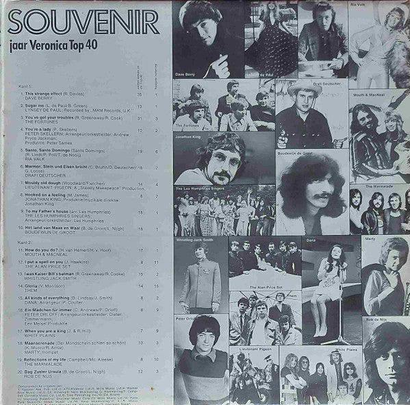 Various : Veronica Souvenir: 40 Superhits Uit 14 Jaar Veronica Top 40 (2xLP, Comp)