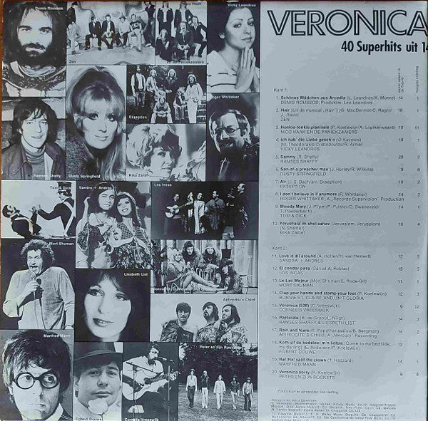 Various : Veronica Souvenir: 40 Superhits Uit 14 Jaar Veronica Top 40 (2xLP, Comp)