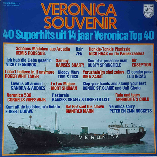 Various : Veronica Souvenir: 40 Superhits Uit 14 Jaar Veronica Top 40 (2xLP, Comp)