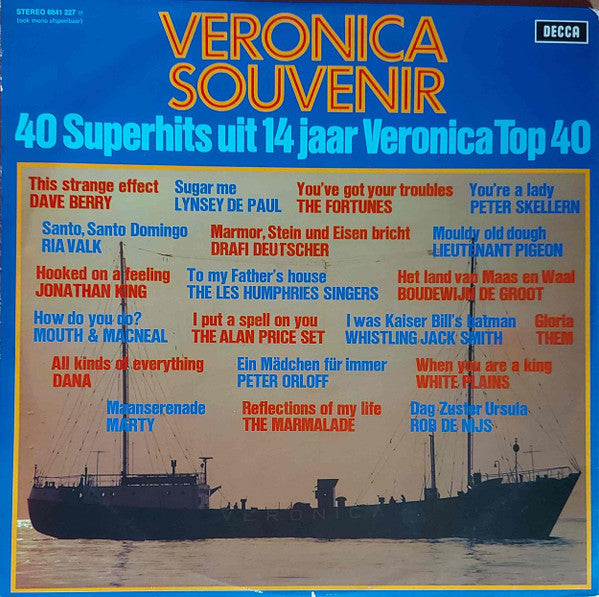 Various : Veronica Souvenir: 40 Superhits Uit 14 Jaar Veronica Top 40 (2xLP, Comp)