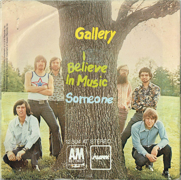 Gallery (2) : I Believe In Music / Someone (7", Single, Mono)