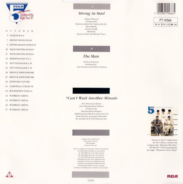 Five Star : Strong As Steel (12")