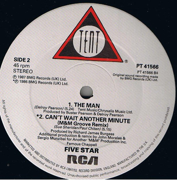 Five Star : Strong As Steel (12")