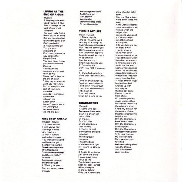 The Characters (4) : Act I (CD, Album)