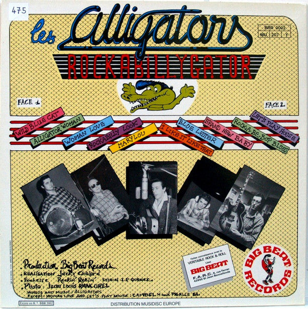Les Alligators : Rockabillygator (10", Album)