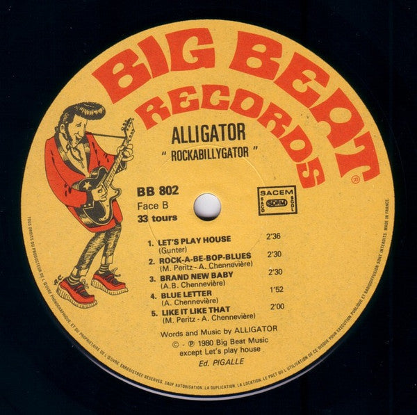Les Alligators : Rockabillygator (10", Album)