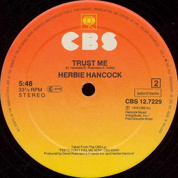 Herbie Hancock : Tell Everybody (12", Maxi)