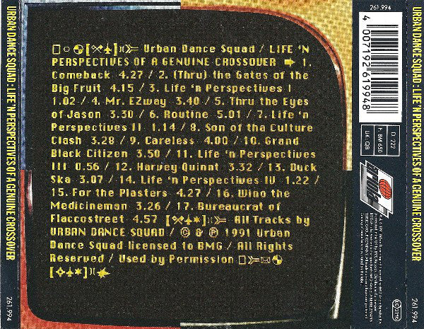 Urban Dance Squad : Life 'N Perspectives Of A Genuine Crossover (CD, Album)