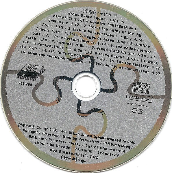 Urban Dance Squad : Life 'N Perspectives Of A Genuine Crossover (CD, Album)
