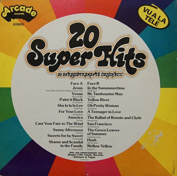 Various : 20 Super Hits (LP, Comp)