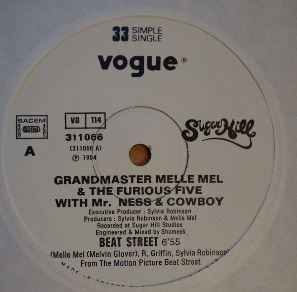 Grandmaster Melle Mel & The Furious Five : Beat Street / Internationally Known (12")