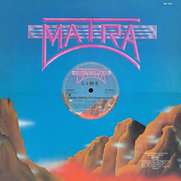 Lime (2) : Your Love (Re Mix) (12")