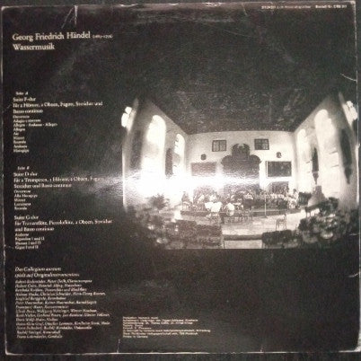 Georg Friedrich Händel, Collegium Aureum : Wassermusik (LP)