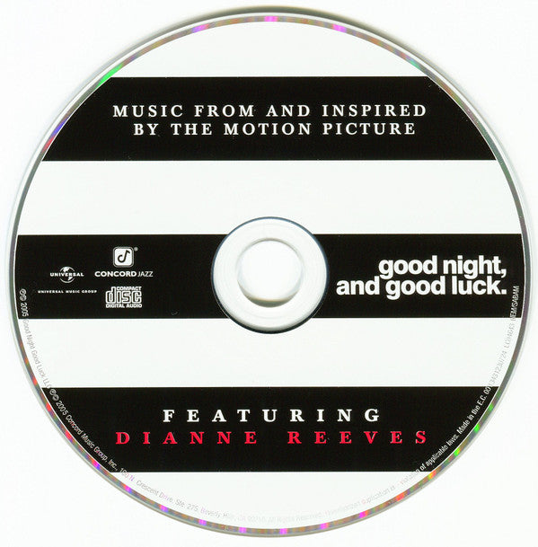Dianne Reeves : Good Night, And Good Luck. (Music From And Inspired By The Motion Picture) (CD, Album, RE)