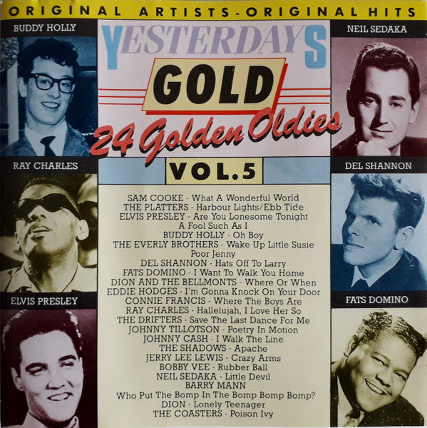 Various : Yesterdays Gold Vol. 5 (24 Golden Oldies) (CD, Comp)