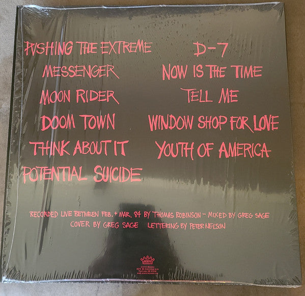 Wipers : Tour 1984 (LP, Album, Ltd, RE, Pin)