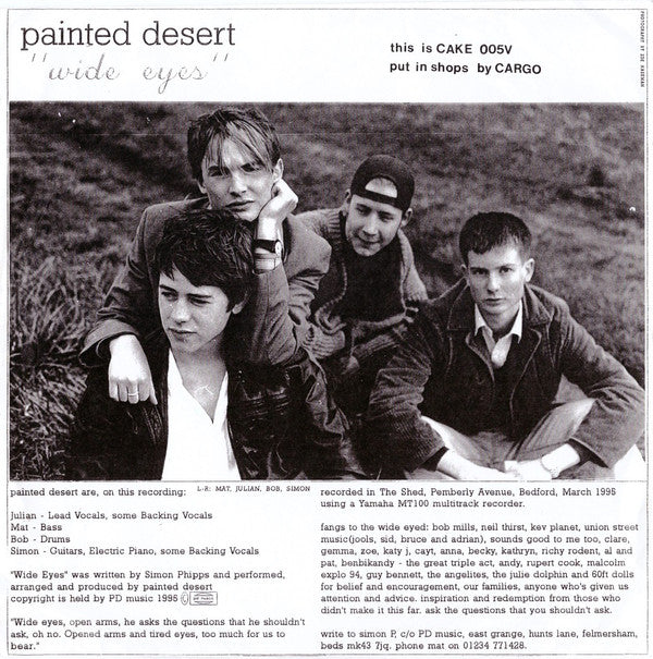 Hula Hoop / Painted Desert : The Light Was Always Burning / Wide Eyes (7", Single, Pur)