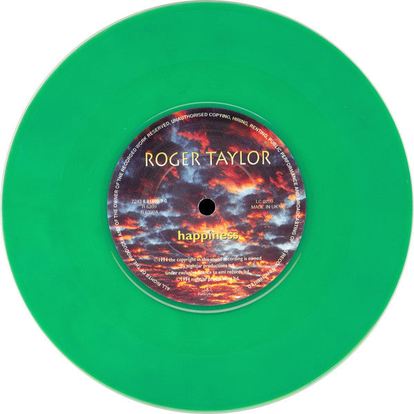 Roger Taylor : Happiness (7", Single, Ltd, Num, Gre)