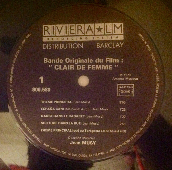 Jean Musy : Clair De Femme (LP, Album)