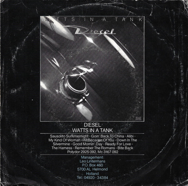 Diesel (5) : Sausolito Summernight (7", Single)