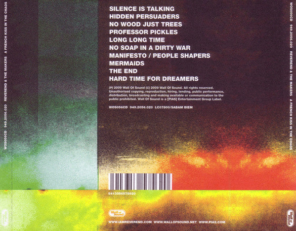Reverend And The Makers : A French Kiss In The Chaos (CD, Album)