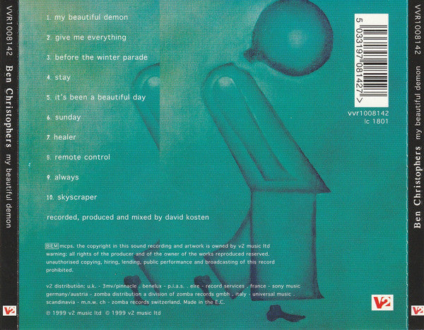 Ben Christophers : My Beautiful Demon (CD, Album)