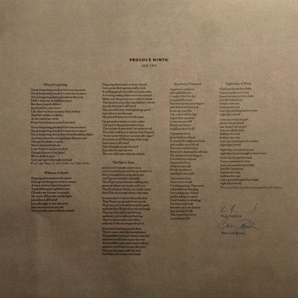 Procol Harum : Procol's Ninth (LP, Album)
