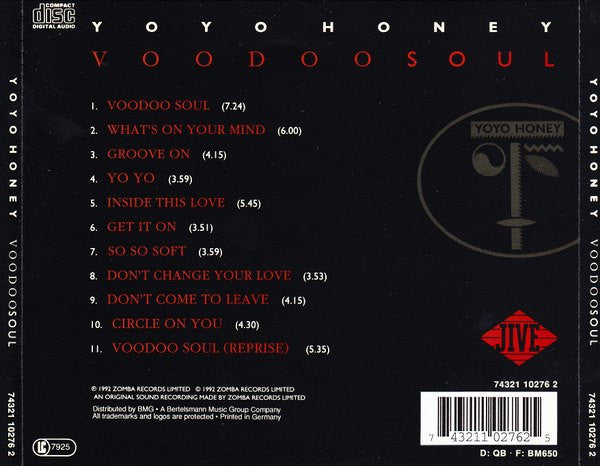 Yo Yo Honey : Voodoo Soul (CD, Album)