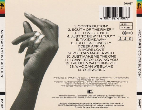 Mica Paris : Contribution (CD, Album)