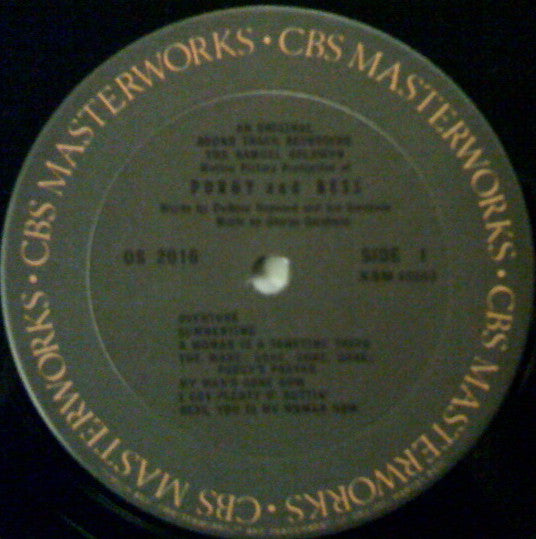 Various : Porgy And Bess (Original Sound Track Recording) (LP, Album, RE)