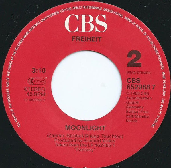 Münchener Freiheit : Kissed You In The Rain (7", Single)