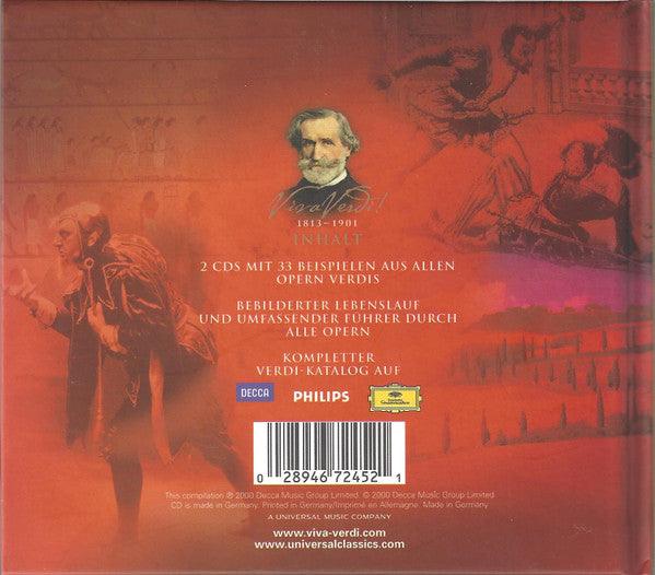 Giuseppe Verdi : Viva Verdi! (2xCD, Comp)