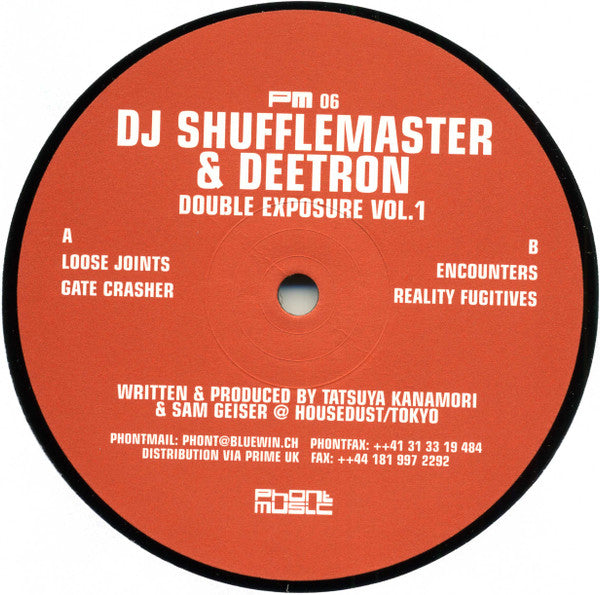 DJ Shufflemaster & Deetron : Double Exposure Vol. 1 (12")