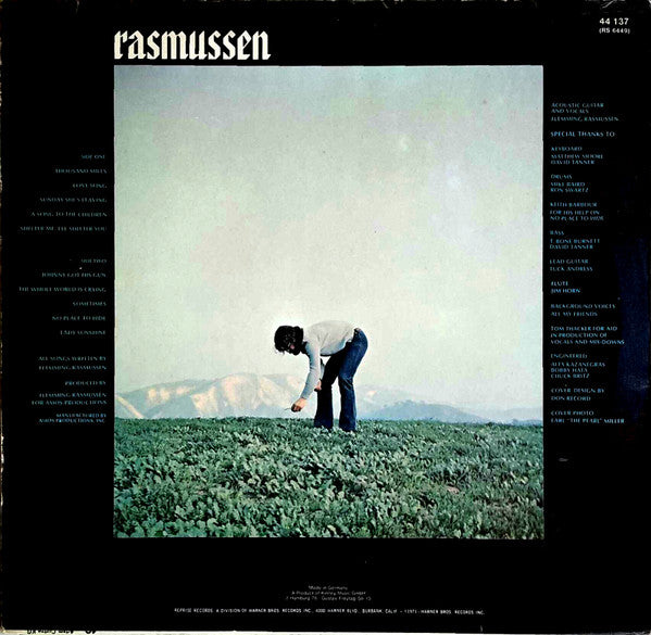 Flemming Rasmussen (3) : Rasmussen (LP, Album)