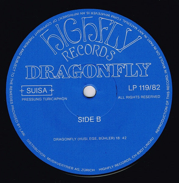 Dragonfly (7) : Dragonfly (LP, Album)