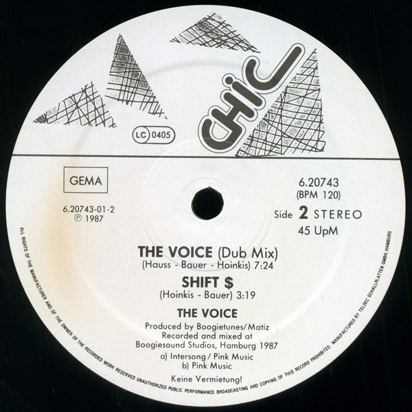 The Voice (33) : The Voice (12")