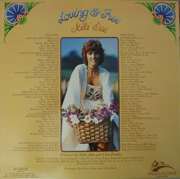Kiki Dee : Loving And Free (LP, Album)