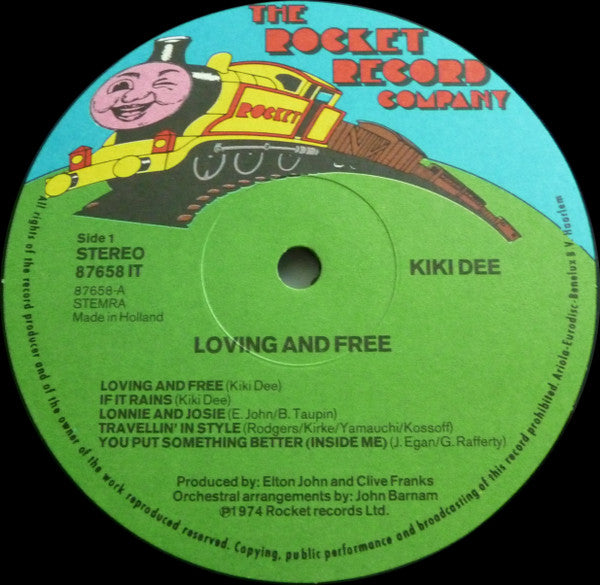 Kiki Dee : Loving And Free (LP, Album)