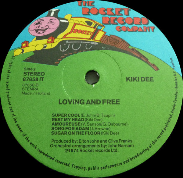 Kiki Dee : Loving And Free (LP, Album)