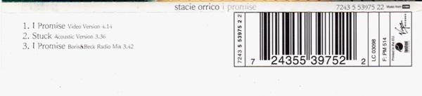 Stacie Orrico : I Promise (CD, Maxi, Copy Prot.)