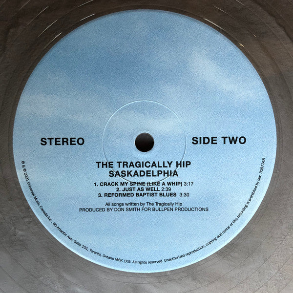 The Tragically Hip : Saskadelphia (12", EP, Sil)