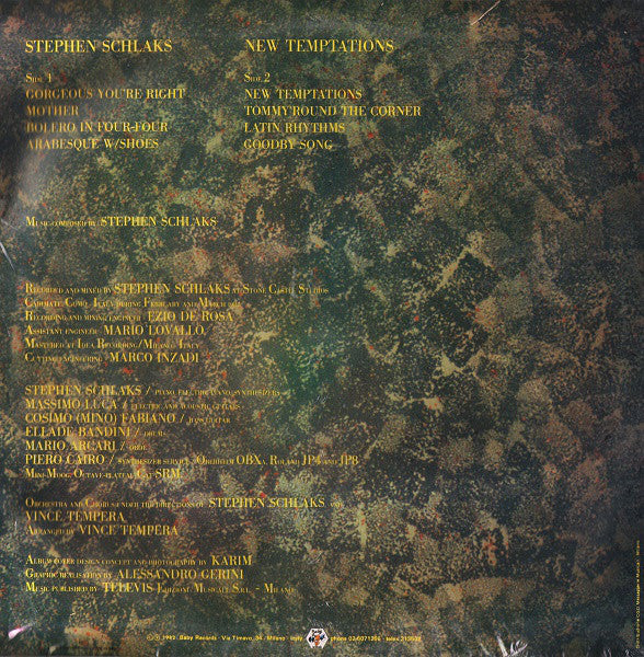Stephen Schlaks : New Temptations (LP, Album)