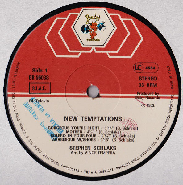 Stephen Schlaks : New Temptations (LP, Album)