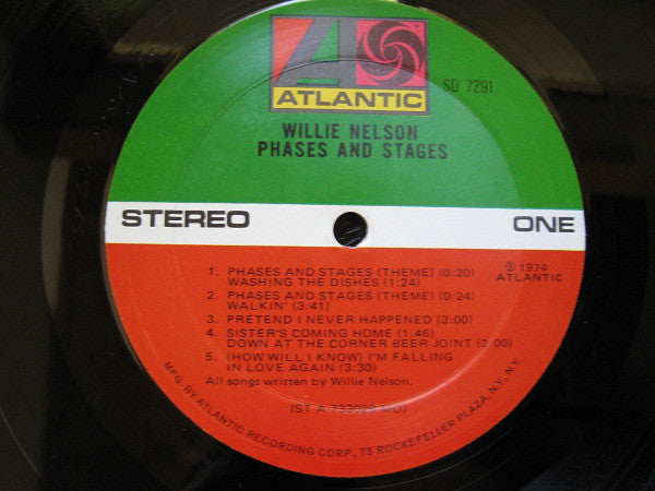 Willie Nelson : Phases And Stages (LP, Album, MO)