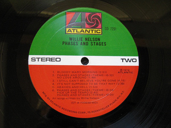 Willie Nelson : Phases And Stages (LP, Album, MO)