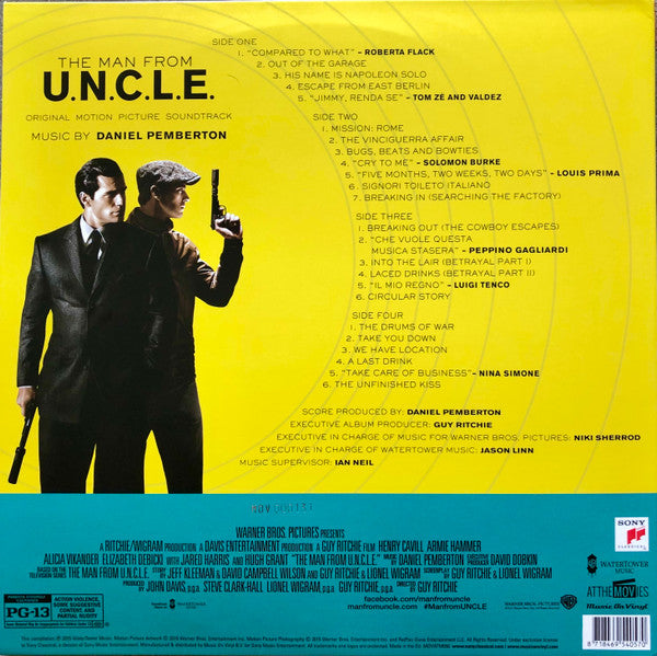 Daniel Pemberton : The Man From U.N.C.L.E. (Original Motion Picture Soundtrack) (2xLP, Ltd, Num, Yel)