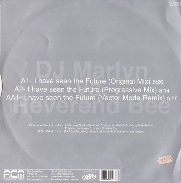 DJ Marlyn vs. Reverend Bee : I Have Seen The Future (12")